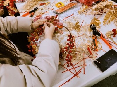 年宵节花环DIY活动